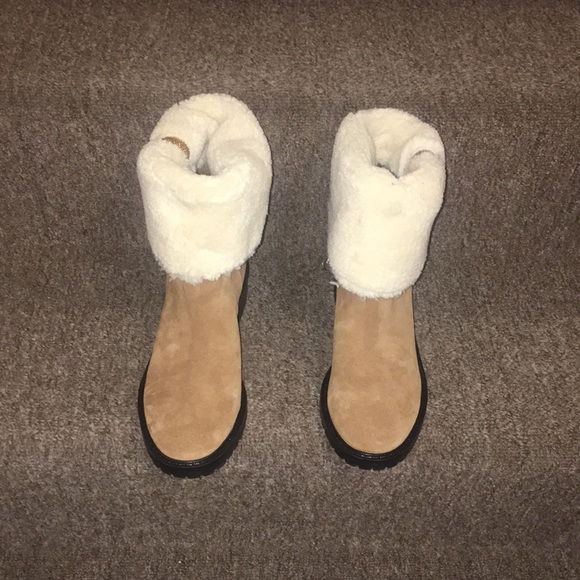 🐪 NWT Bandolino Genuine Suede Boots - Picture 7 of 15